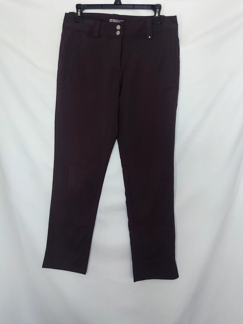 Nike Woman Dark Brown Straight-Leg Pants